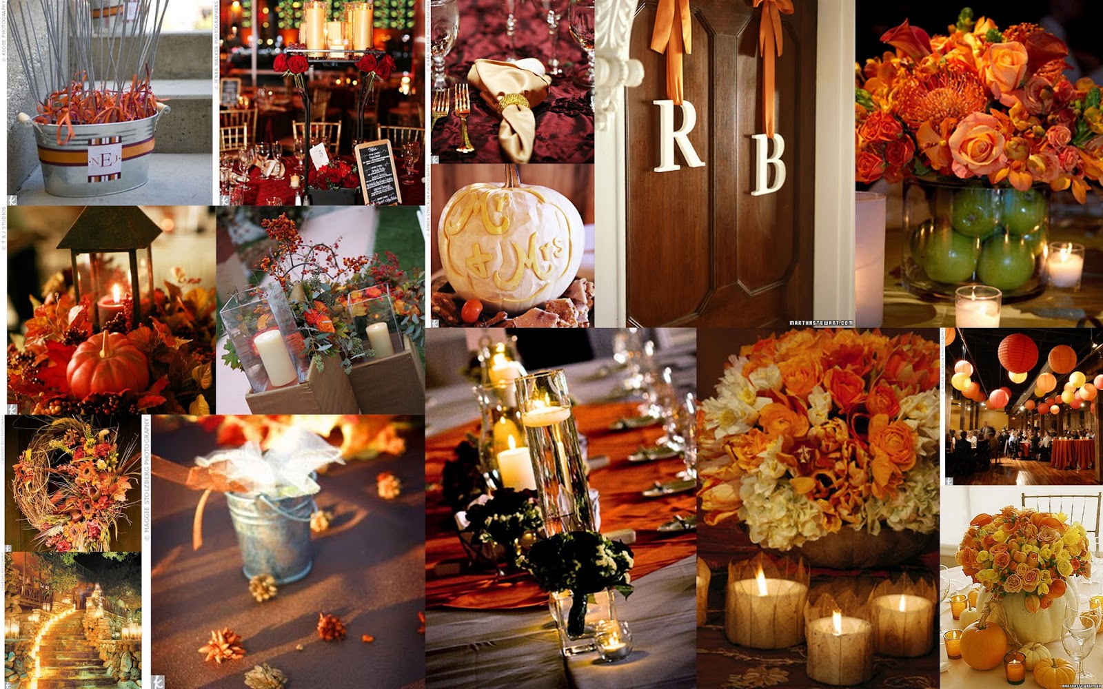 Autumn Wedding Decorations Ideas