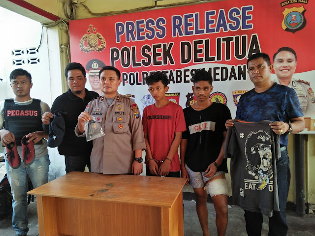 SATU DARI DUA PELAKU CURANMOR DITANGKAP POLSEK DELITUA