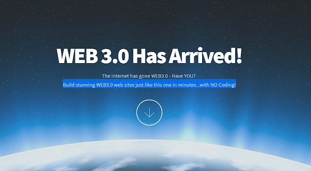  Build stunning WEB3.0 web sites just like this one in minutes...with NO Coding!