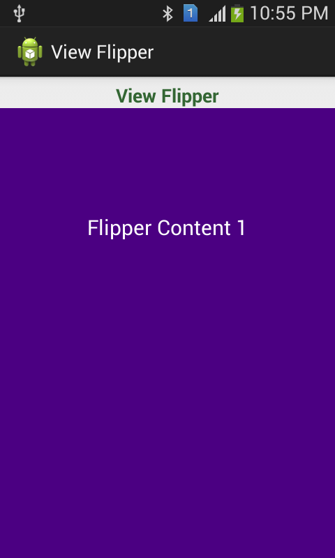  ViewFlipper TouchEvent Functionality