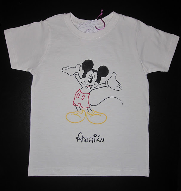 camiseta mickey mouse