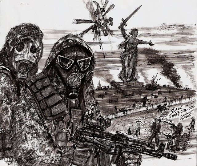 Astounding War Drawing