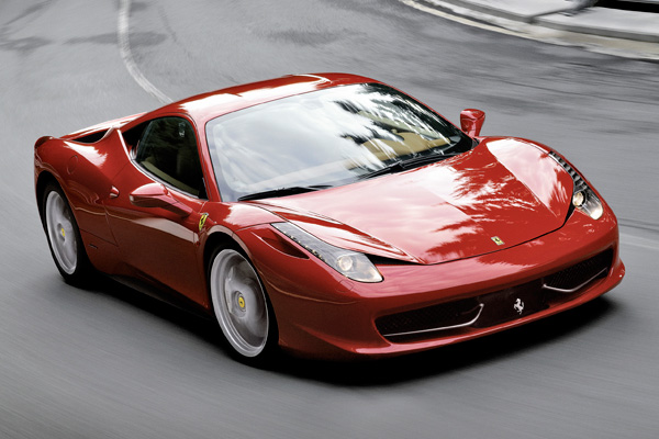 The superstar purchased a 2012 Ferrari 458 Italia over the weekend and paid