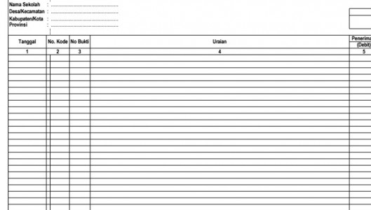 Contoh Format Buku Kas Umum Terbaru 2015