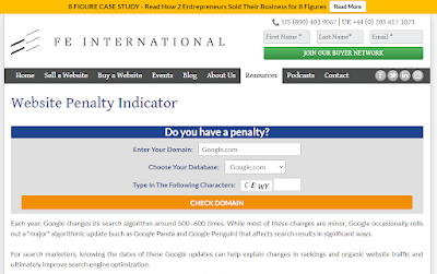 Website Penalty Indicator