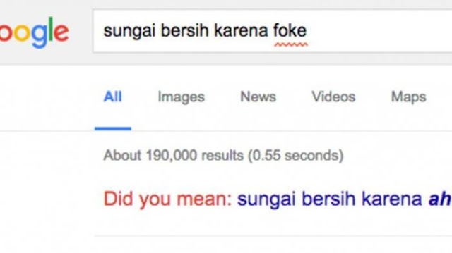 Google Mengganti Kata Foke Jadi Ahok di "Sungai Bersih Jakarta"