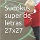 Sudokus super de letras 27x27