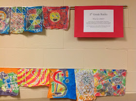 5th Grade Gel Glue Batik Art Lesson