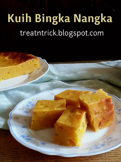 Kuih Bingka Nangka Recipe @ treatntrick.blogspot.com