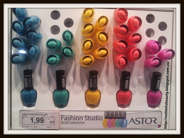 Lacas de uñas Fashion Studio Acid Colletion de ASTOR