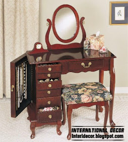 unique dressing table design with jewelry storage, buy dressing table