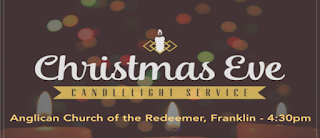 Annual Christmas Eve Candlelight Service on Monday, December 24