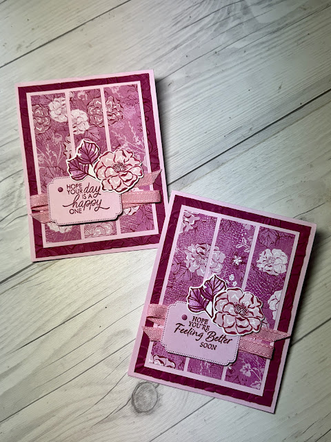 Floral Greeting Card using Stampin' Up! Unbounded Beauty Suite