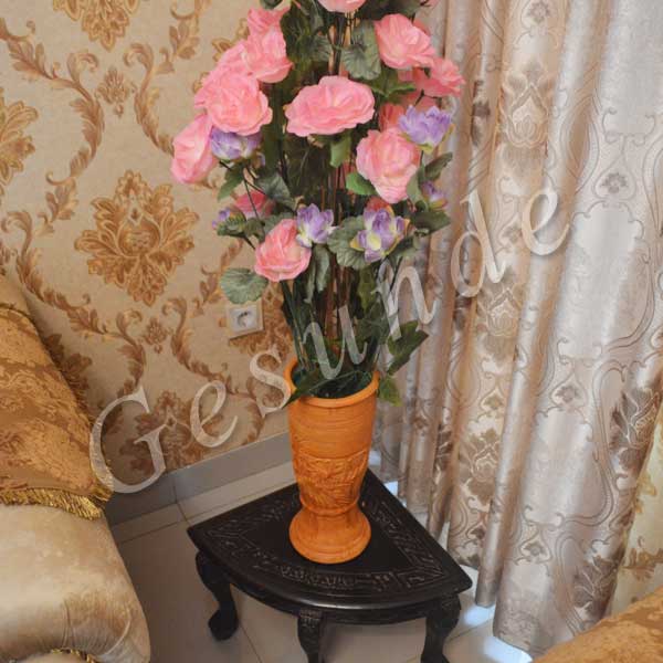 Bunga Hias Plastik Model Pot Keramik Tinggi  Toko Medis 