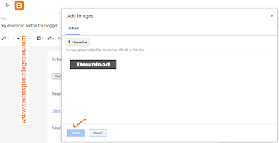 create a Download Button in Blogger 9