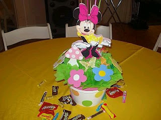 Minnie Mouse decoration, table centers