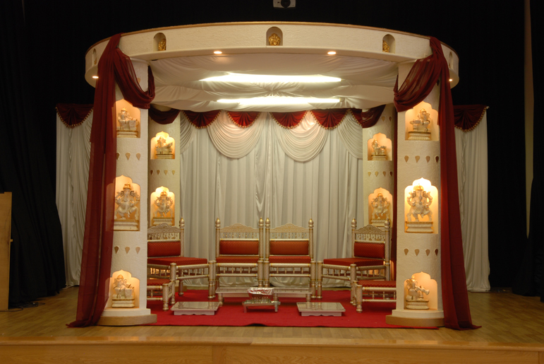 Ganesh Chaturthi Of 2012  Ganpati Stage Decoration