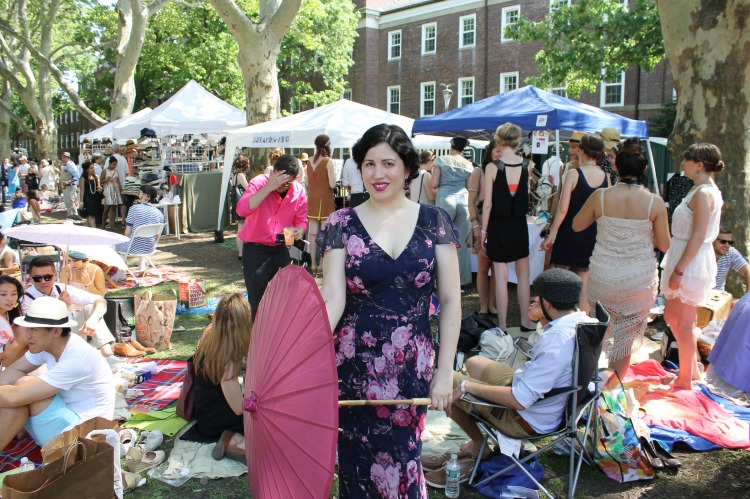 A Vintage Nerd, Unique Vintage 1930s Dress