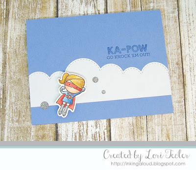 Go Knock 'Em Out card-designed by Lori Tecler/Inking Aloud-stamps and dies from Mama Elephant