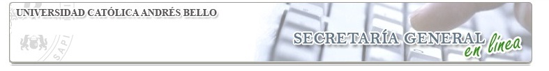 Secretaria en Linea - UCAB