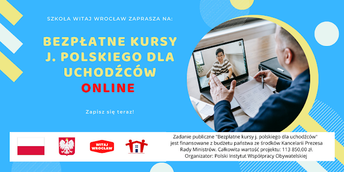 Приглашаем на бесплатные интенсивные курсы польского языка для беженцев