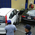 Dos choques de autos flamantes en el Centro, ambos frente a bares