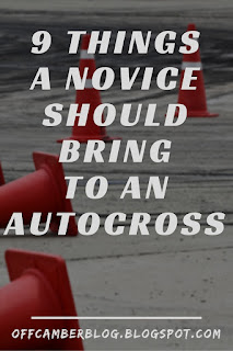 9 things a novice should bring to an autocross, but might not think of. The third one is the one I always forgot. 