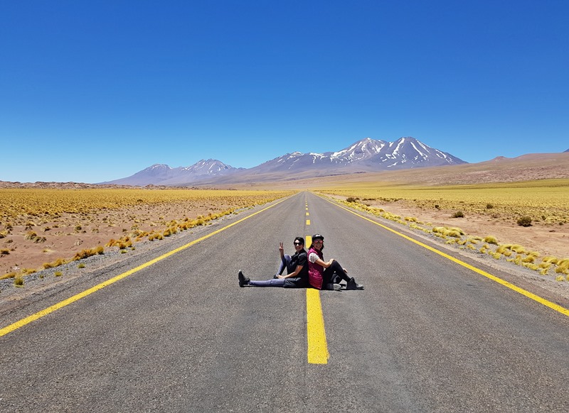 Estrada famosa Deserto do Atacama