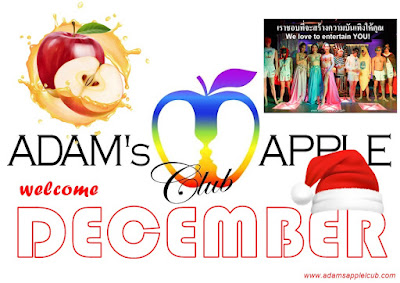 Welcome DECEMBER 2023 Adams Apple Club Chiang Mai Thailand