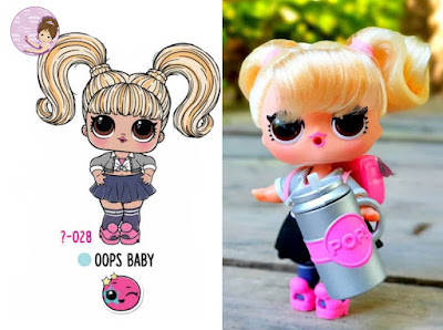 Oops Baby L.O.L. Hair Goals doll wave 1 as Britney Spears