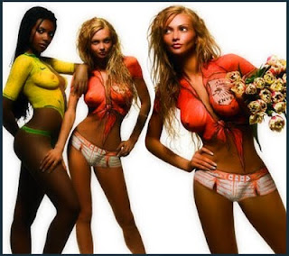 worldcup body painting art