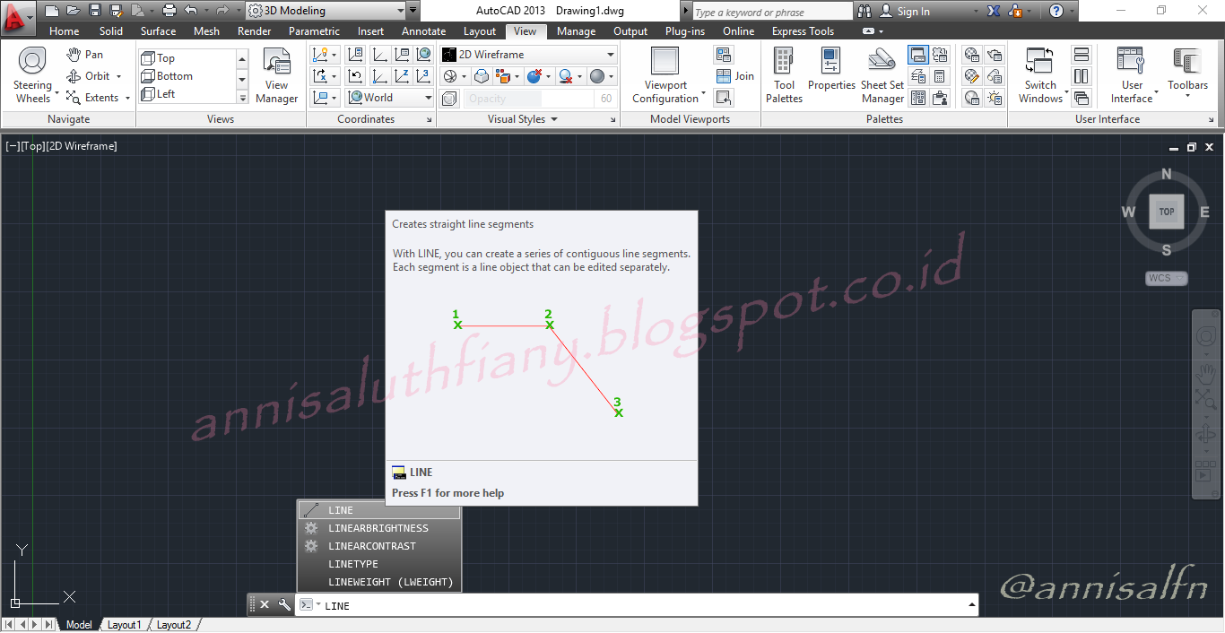 Tutorial AutoCAD Cara Membuat Objek 3D Dengan Perintah Extrude