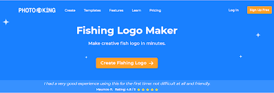 PhotoAdKing : Fishing Logo Maker!