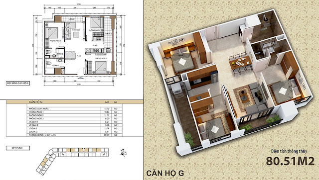 Căn hộ G chung cư Xuân Mai Dương Nội