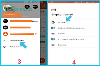 Cara membuat email gmail baru di hp android