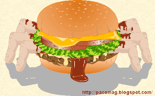 visuel tee-shirt hamburger