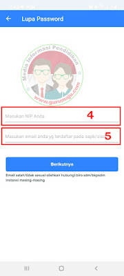 Reset Lupa Password My SAPK BKN