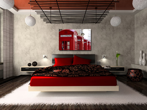 Red Bedroom Designs