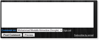 blogger comment box