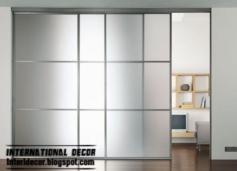 Modern sliding doors designs wide for office room interior ...