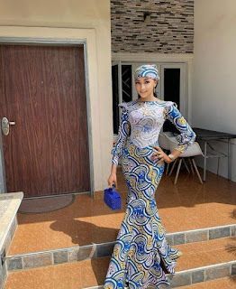 Latest Hausa Ankara Gown Styles 2022.