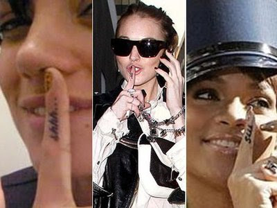 rihanna tattoos shh. shhh their Shhh+tattoo