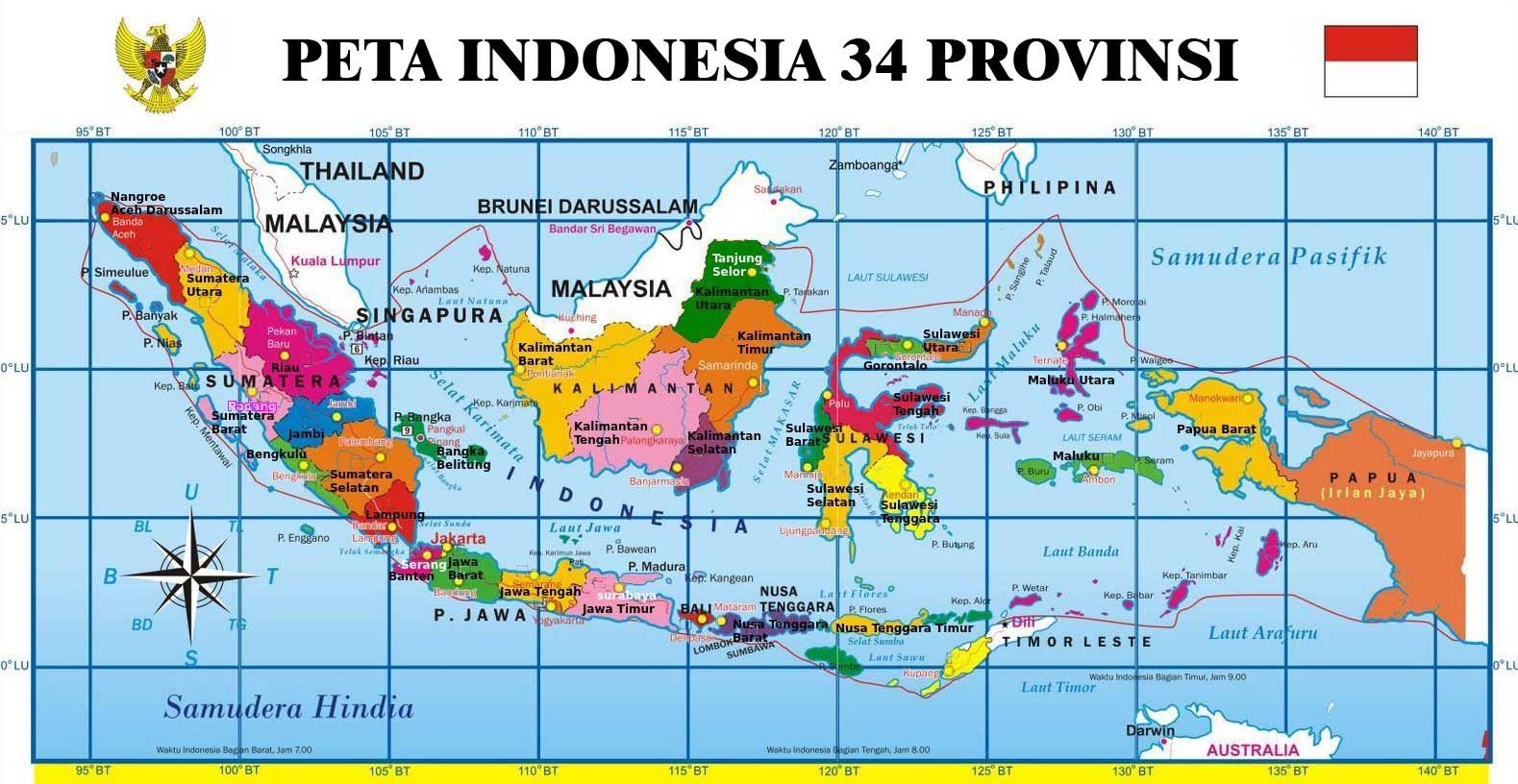 Letak Dan Batas Wilayah Provinsi Di Indonesia Dkings Blogspot