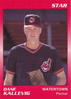 Dane Kallevig 1990 Watertown Indians card