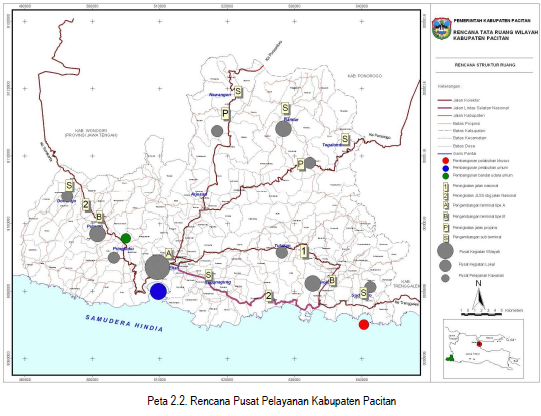 TATA RUANG WILAYAH KABUPATEN PACITAN GEOGRAFI INDONESIA