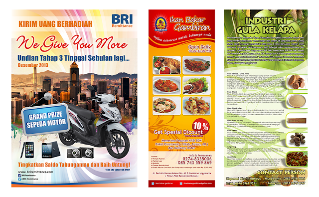 Desain Pamflet & Brosur Desain Grafis kreatif