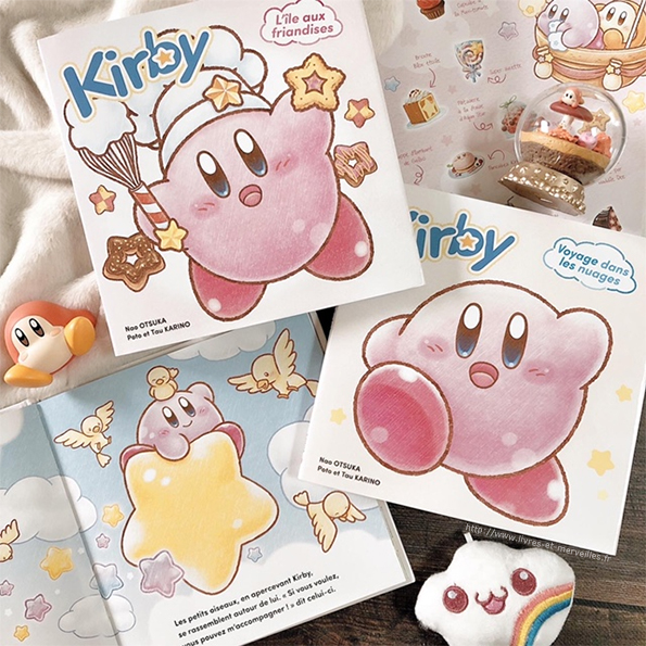 Livres Kirby : Voyage dans les nuages & L’île aux friandises