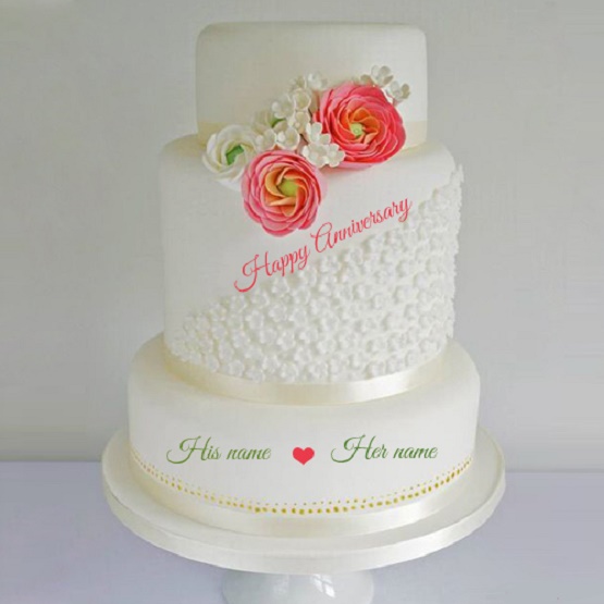 25th wedding anniversary cake ideas