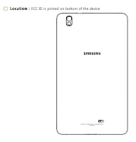 Samsung Galaxy Tab Pro 8.4 FCC