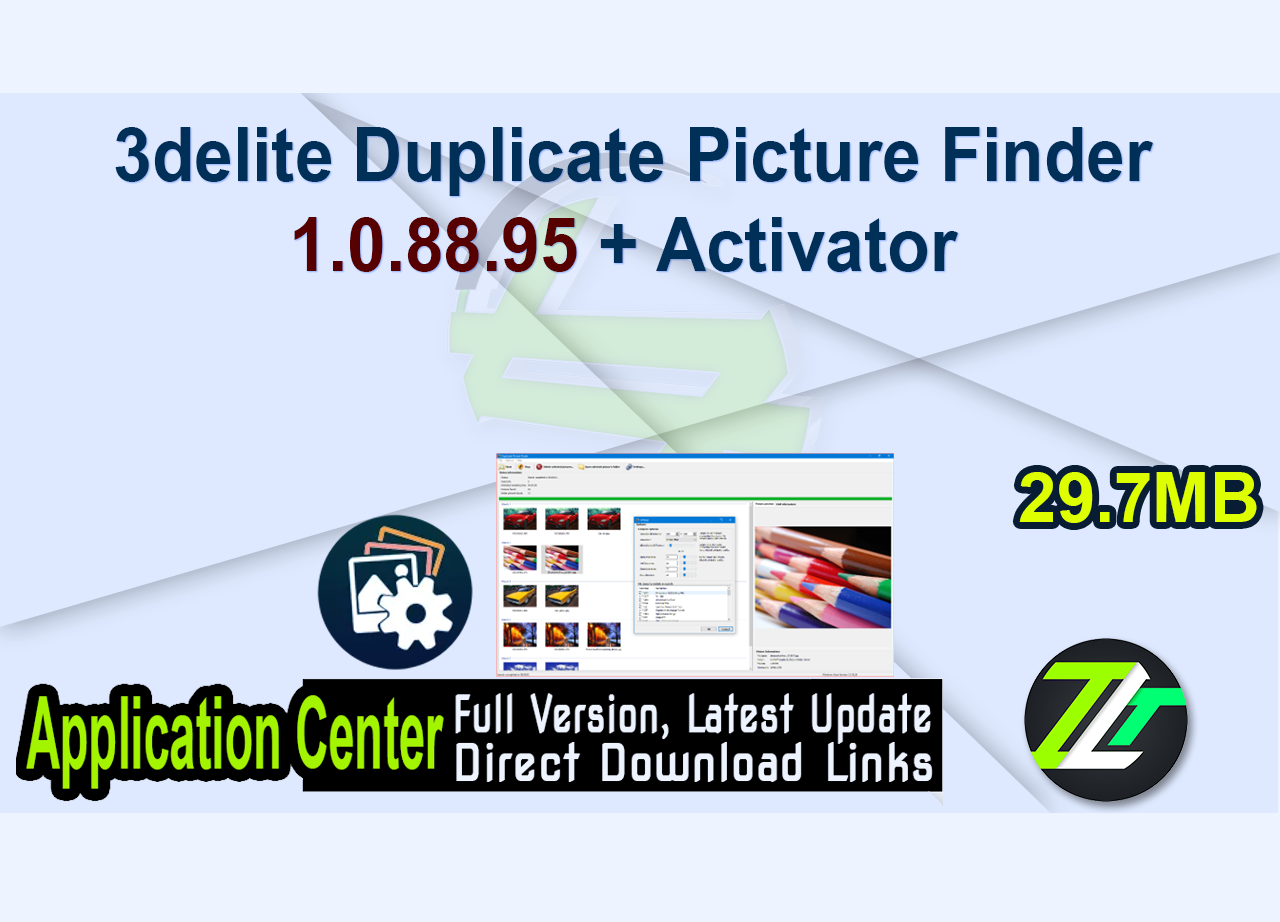 3delite Duplicate Picture Finder 1.0.88.95 + Activator 